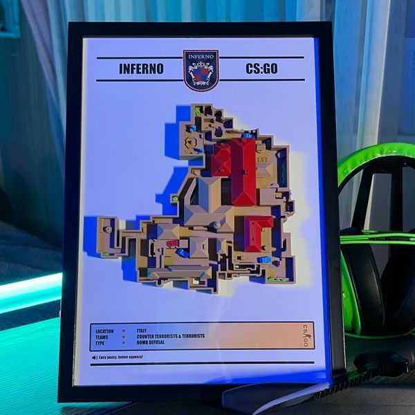 Деталізована карта з CS:GO 7000.1 фото