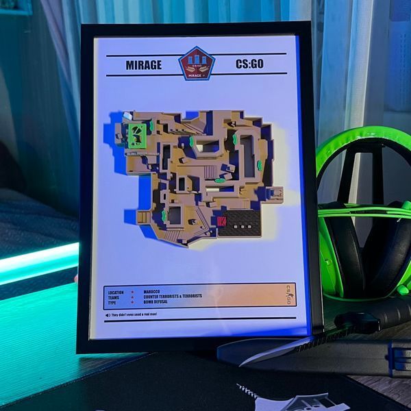 Деталізована карта з CS:GO 7000.2 фото