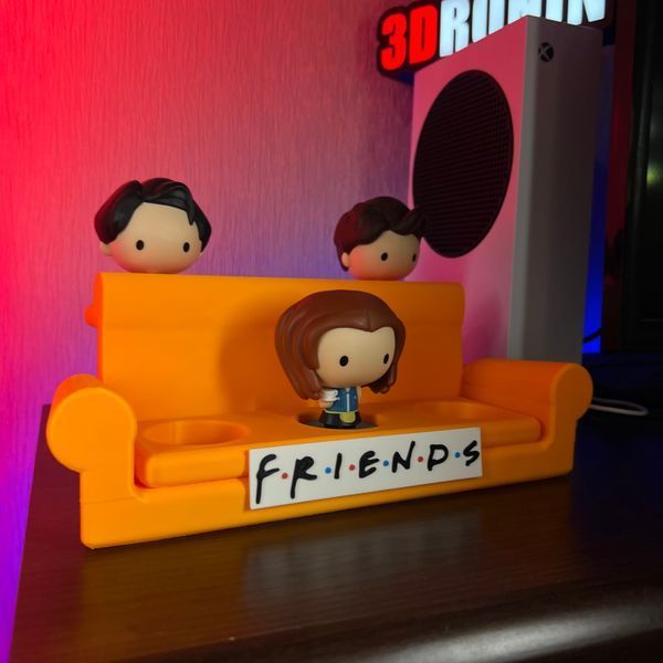 Стенд-диван з кав'ярні для колекційних фігурок Друзі 6024 фото