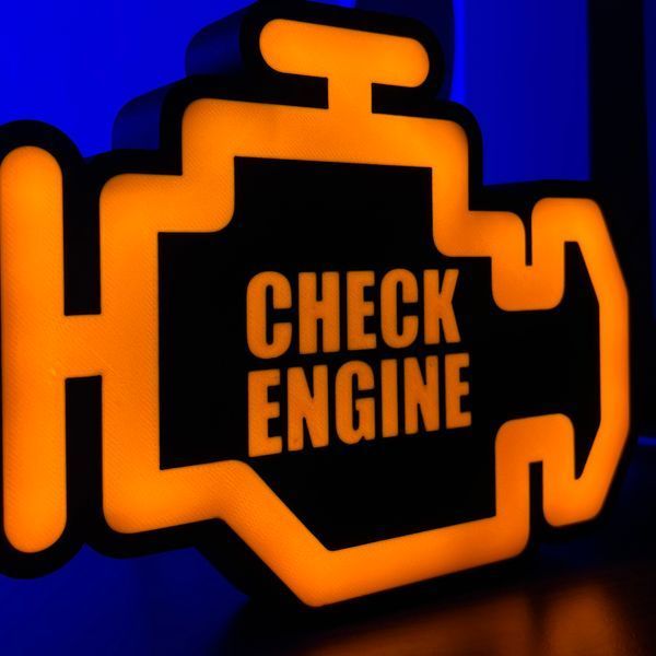 Світловий бокс Check Engine 4021 фото